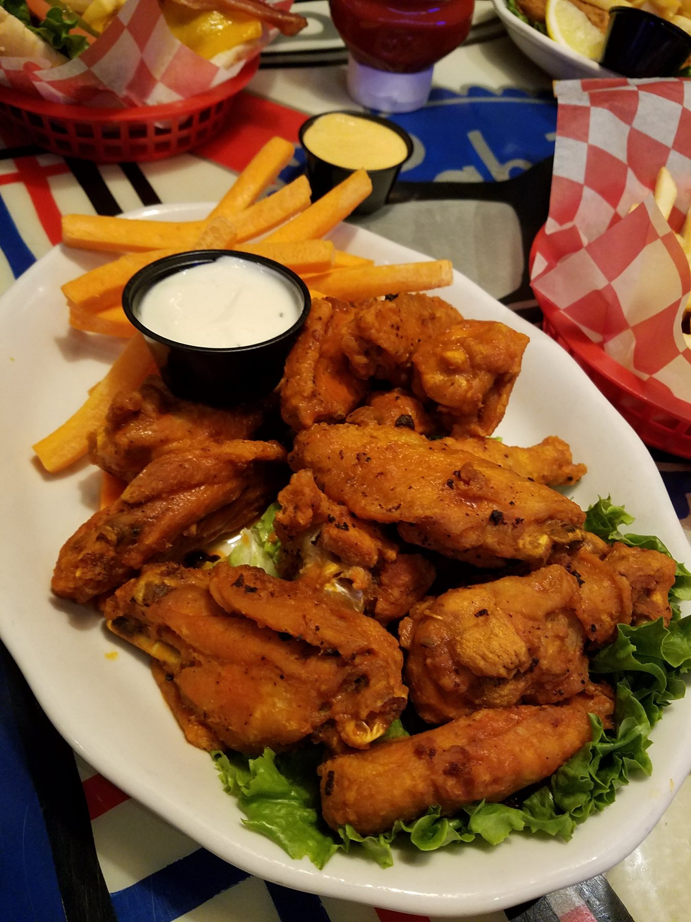 Back Bay Basket Wings: A Sports Bar Blur