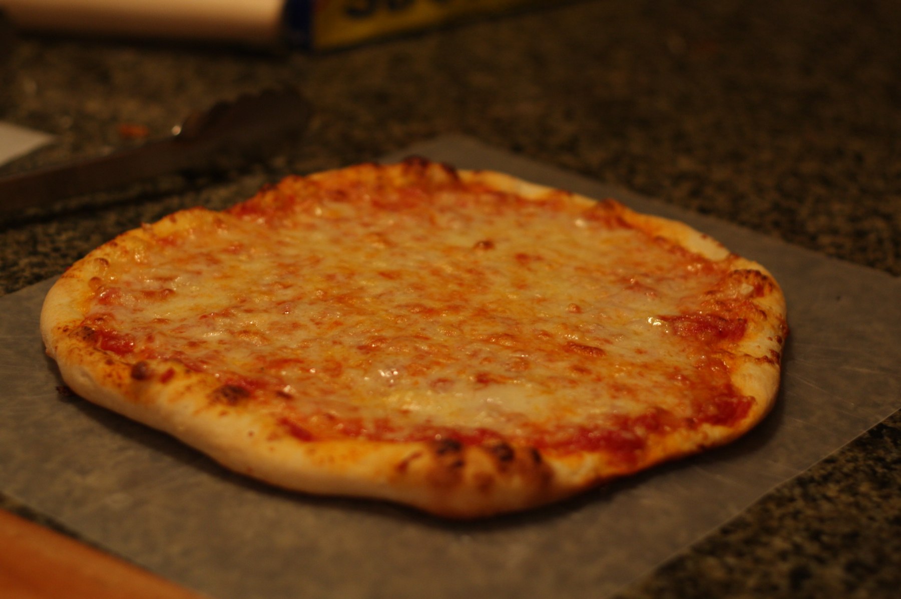 Rustic White Pizza, January 2012