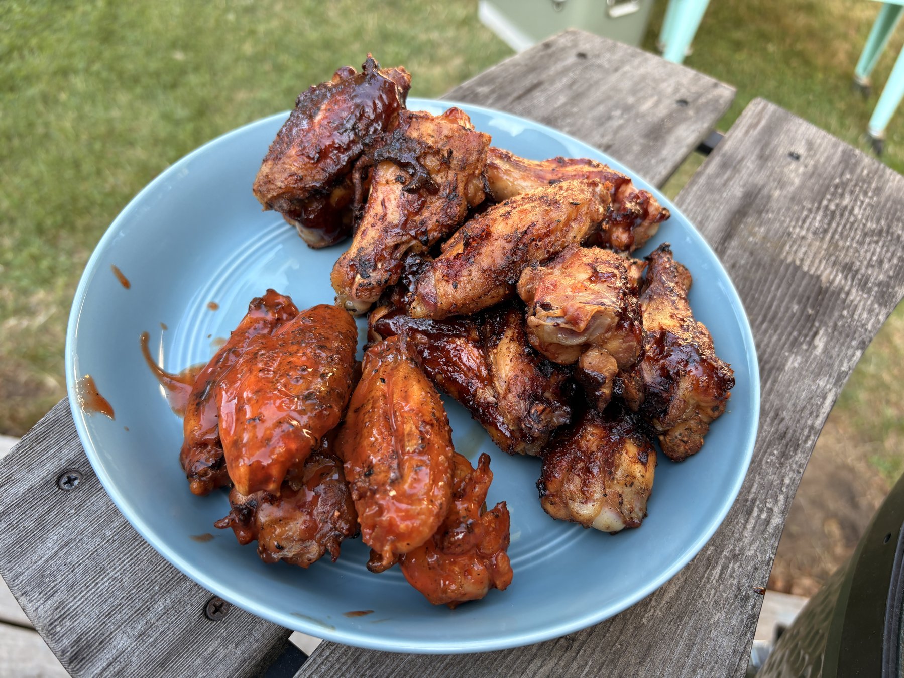 Backyard Wings, Finally Some Sun