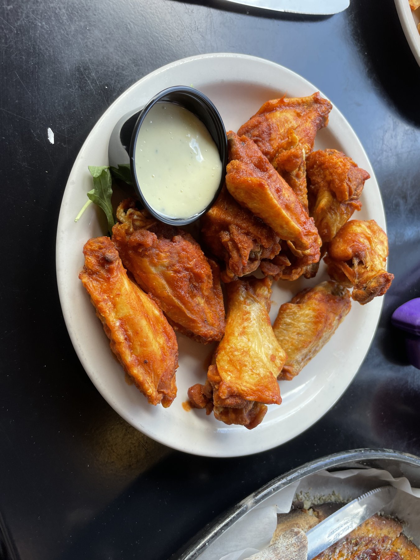 Lancaster, NY: Wings With a Basil Garnish, Very Fancy