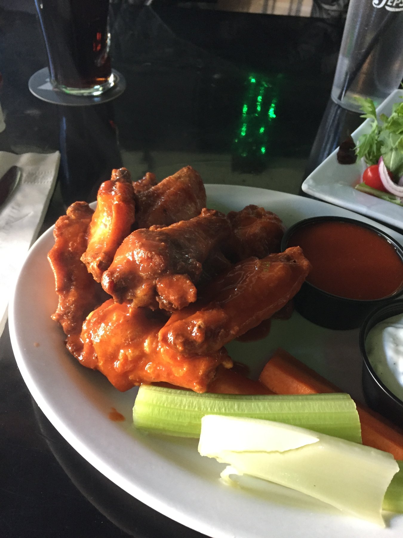 Wings at the Desk: A Working Lunch, Sort Of
