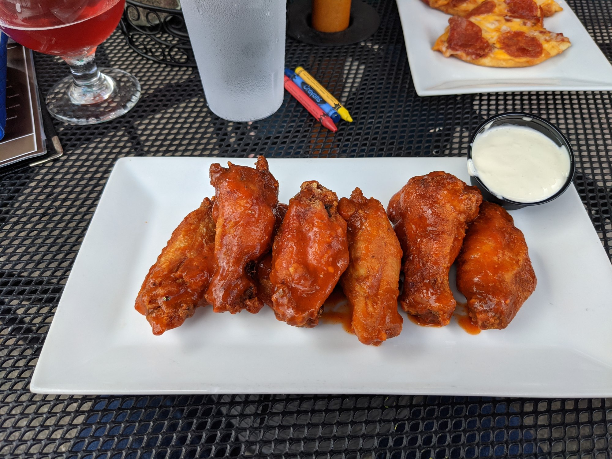 Patio Wings and Crayons: An August Afternoon in Nashua